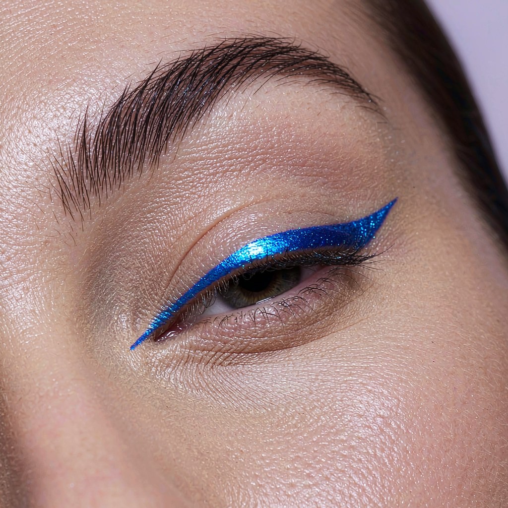 UV Neon Liquid Eyeliner — on skin