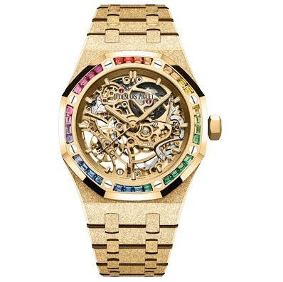 Buy Audemars Piguet Royal Oak Frosted Yellow Gold Openworked