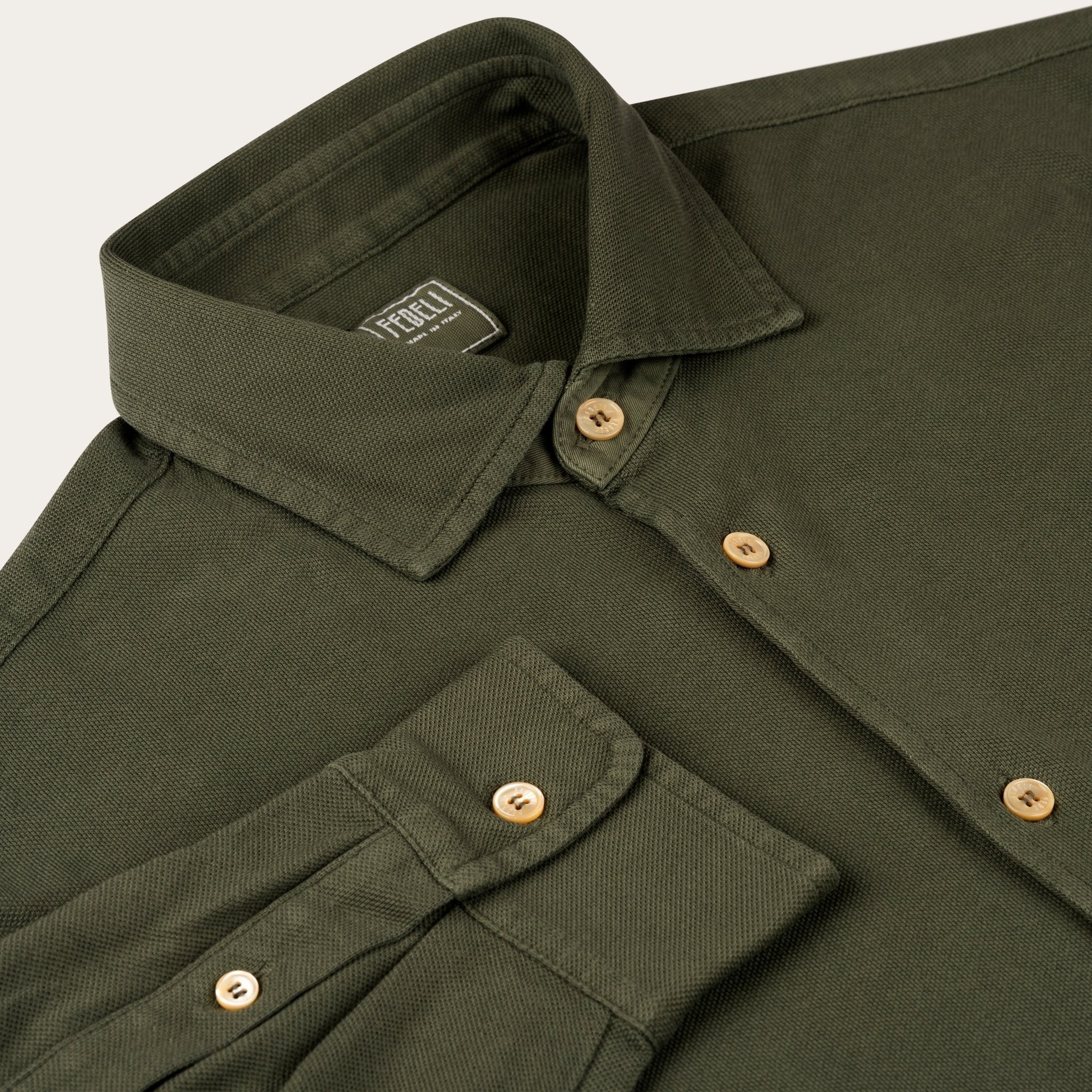 Steve Piquet Organic Cotton Shirt Sustainable - Mandelli UK