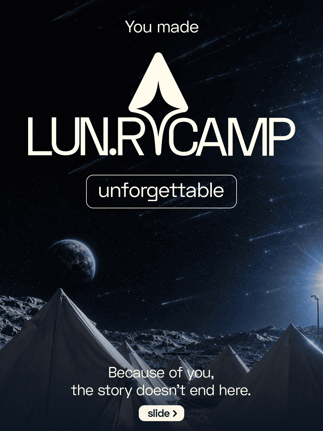 LUN.R CAMP brand identity design detail 11.