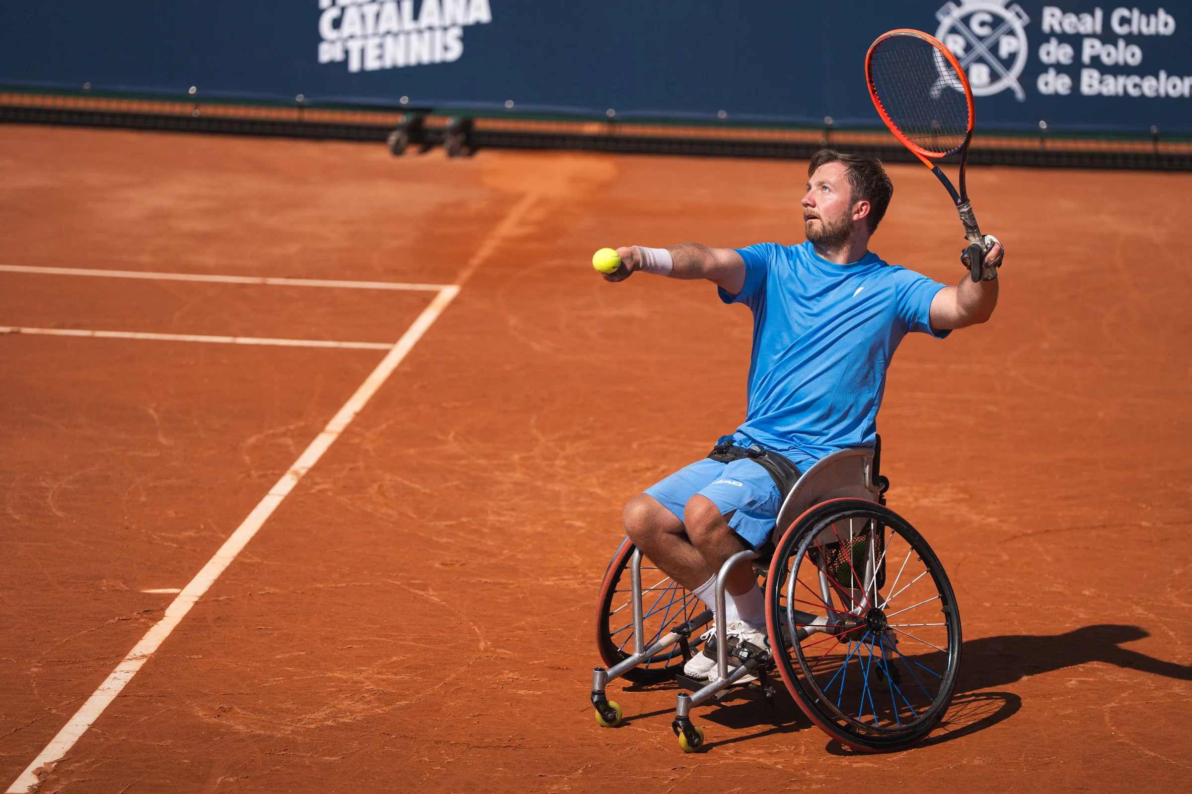 Sam Schröder TRAM Barcelona Open 2026, fotografía tenis quad Barcelona, tenis adaptado élite mayo 2026
