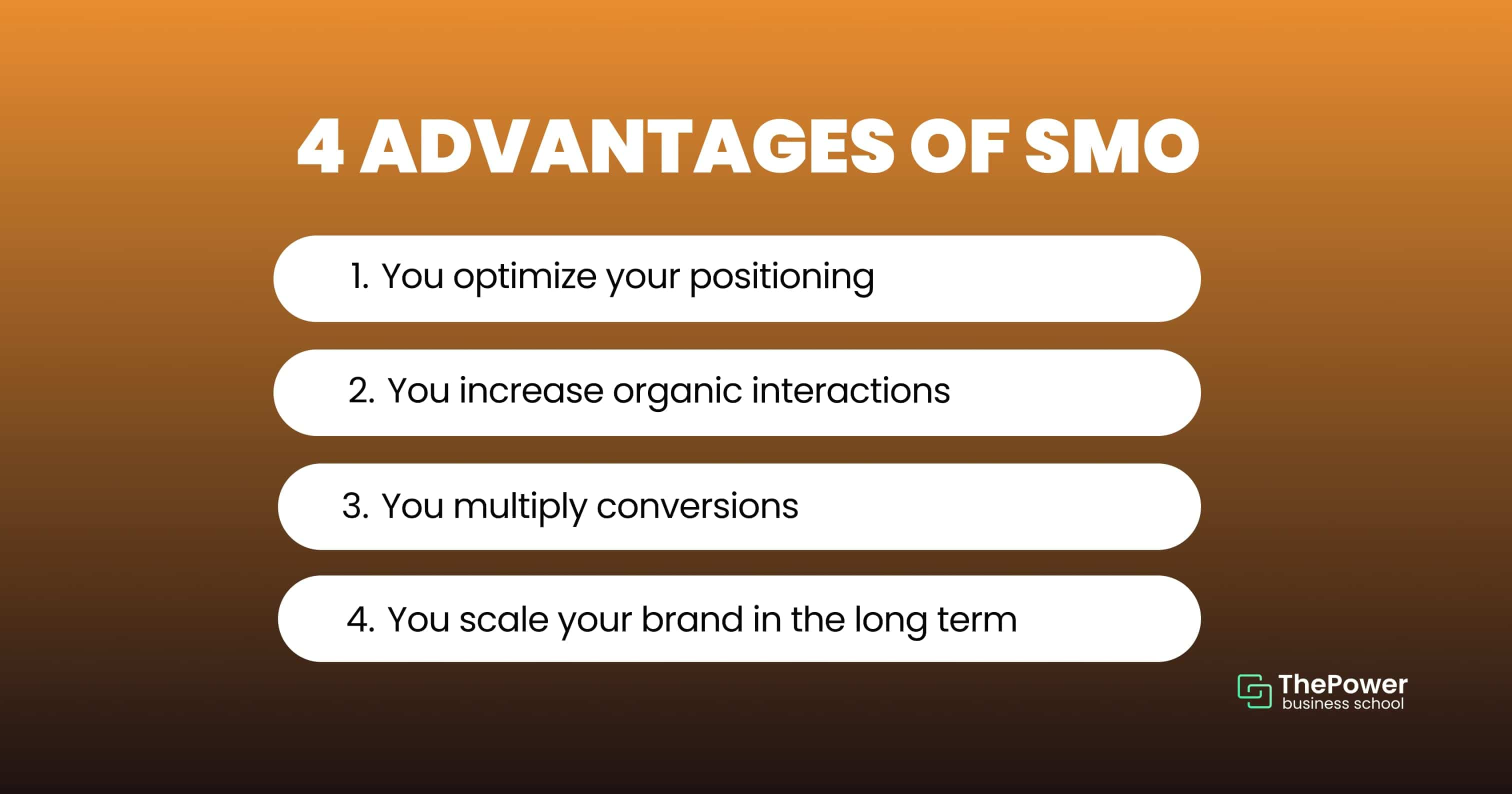 Advantages of SMO