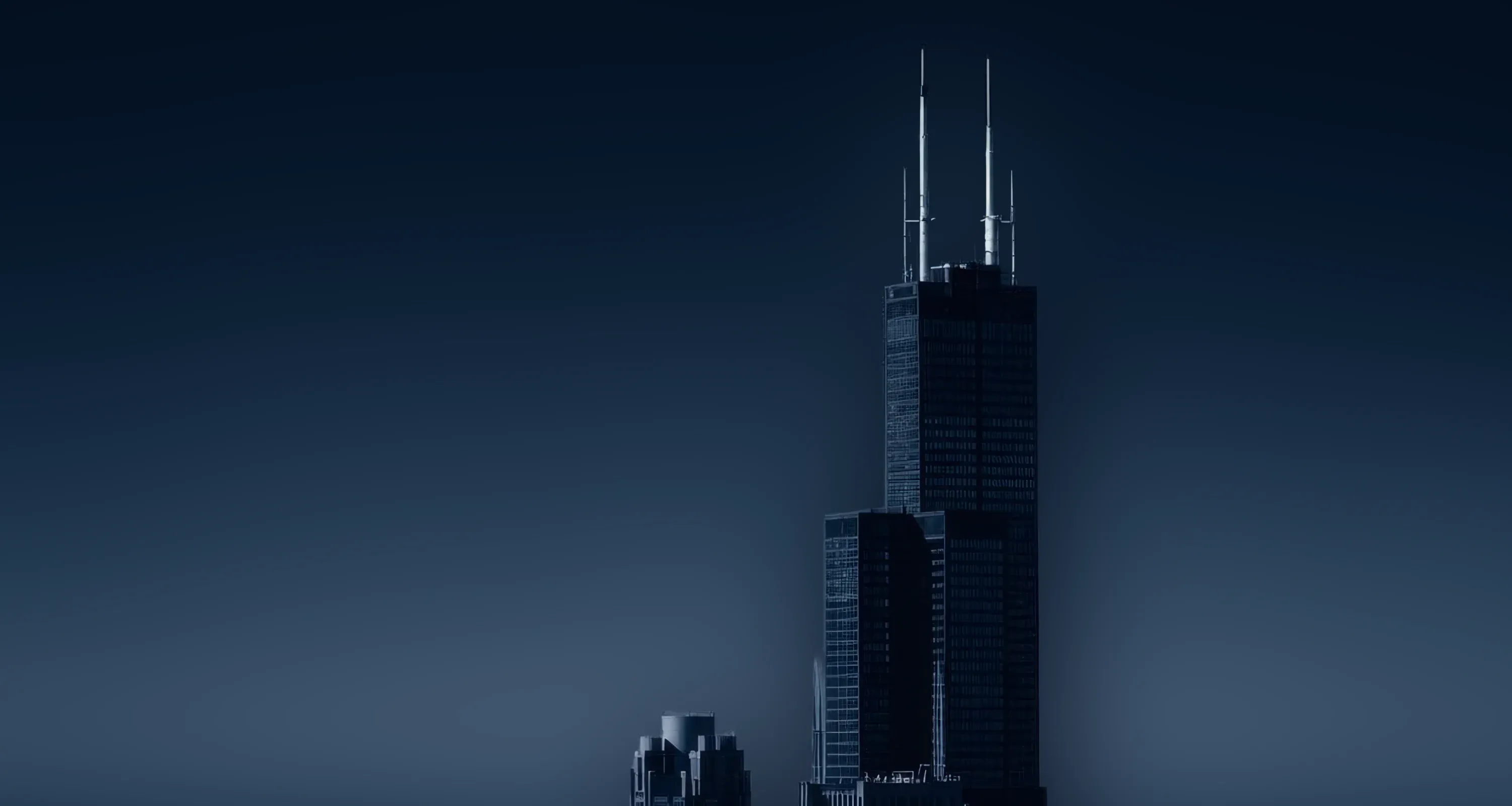 Willis Tower Chicago at night