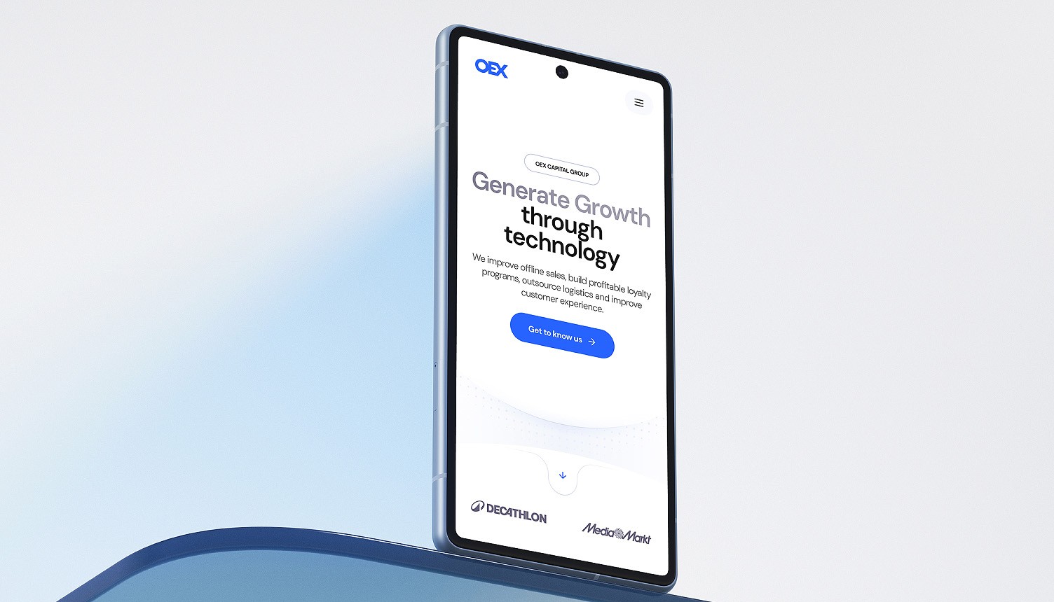 OEX / transforming a corporate website
