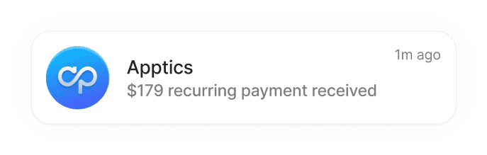 Payment Notitification