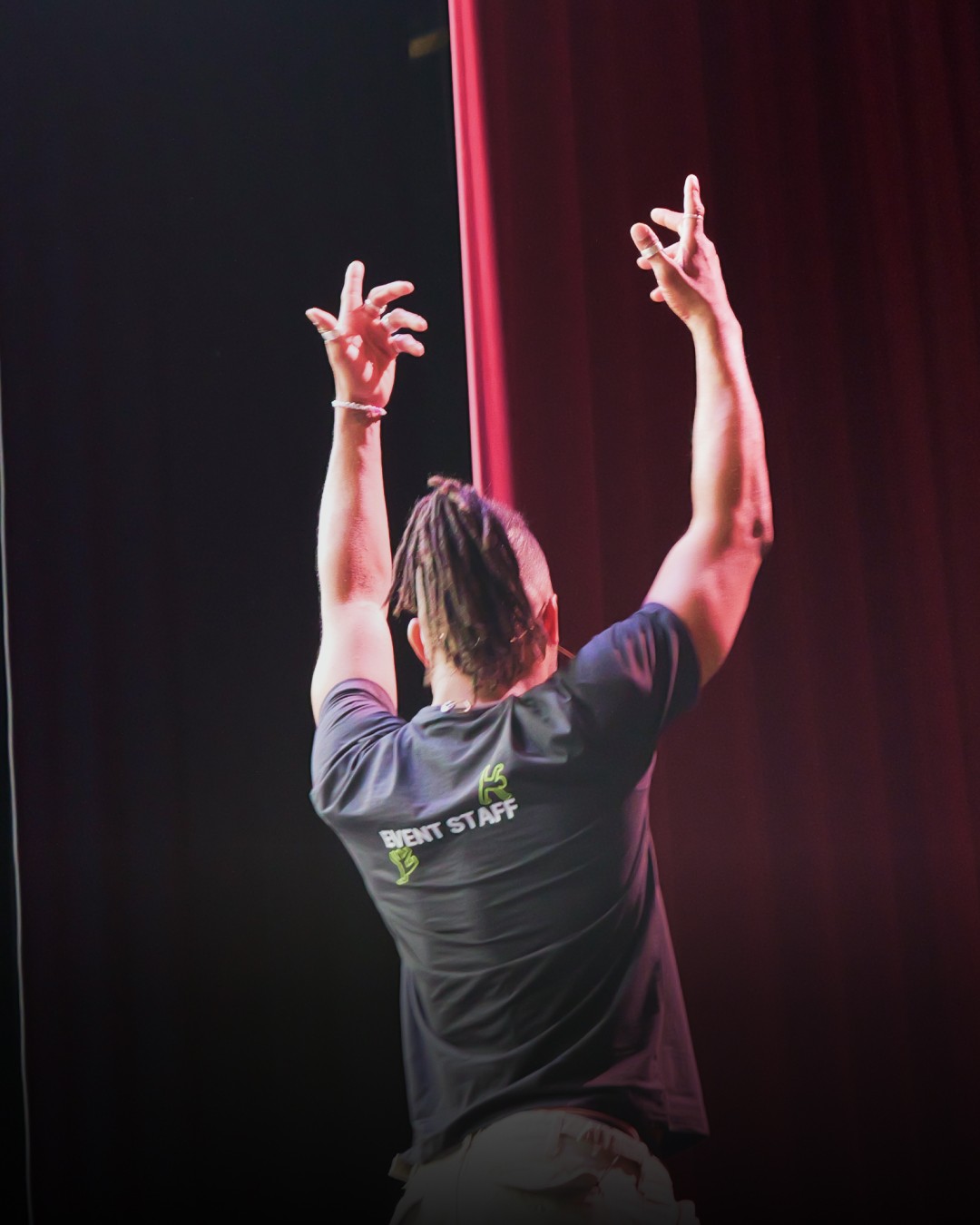 Student recieving award at the GPAA Competition 2025