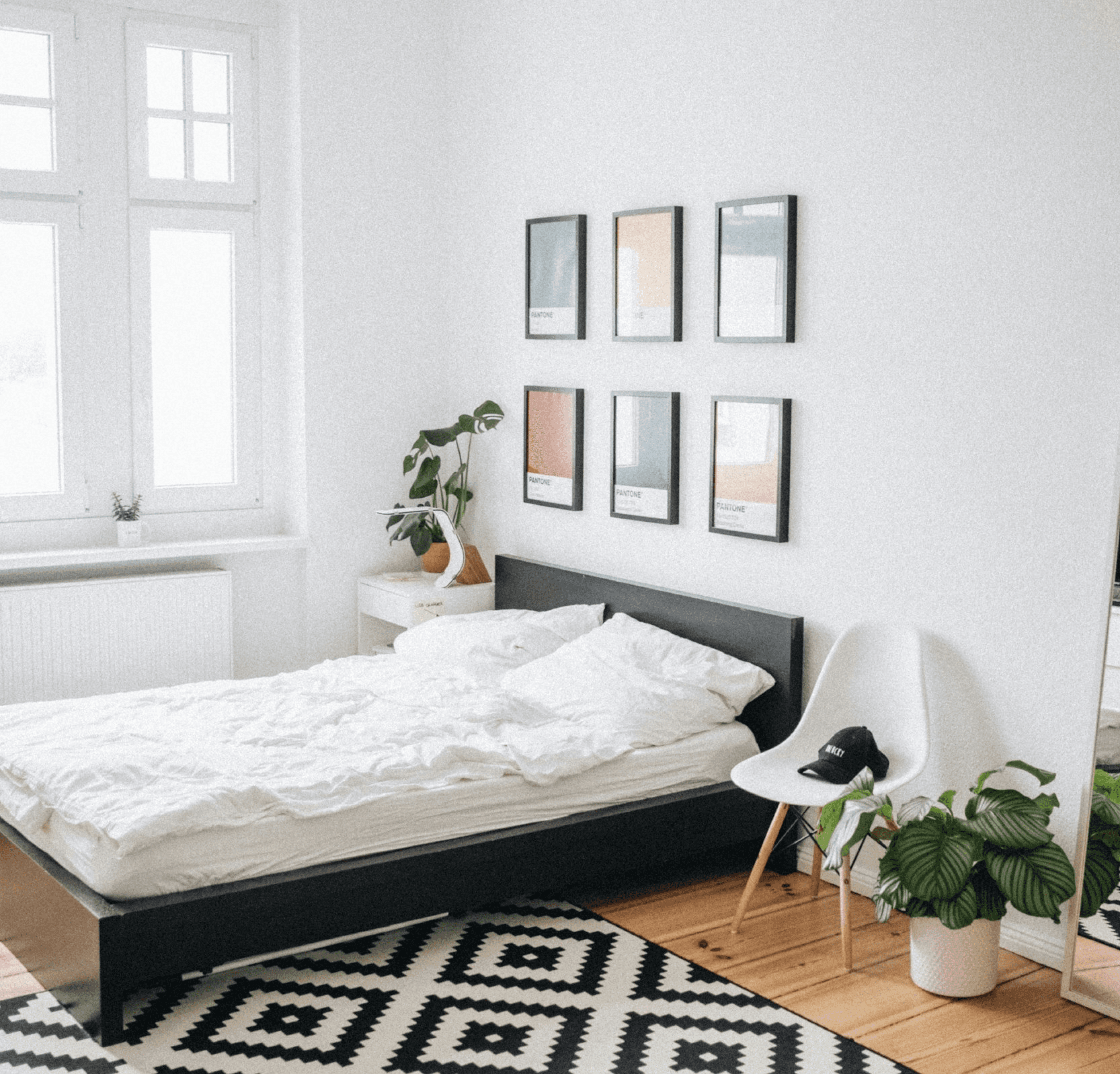 white pillow on white bed