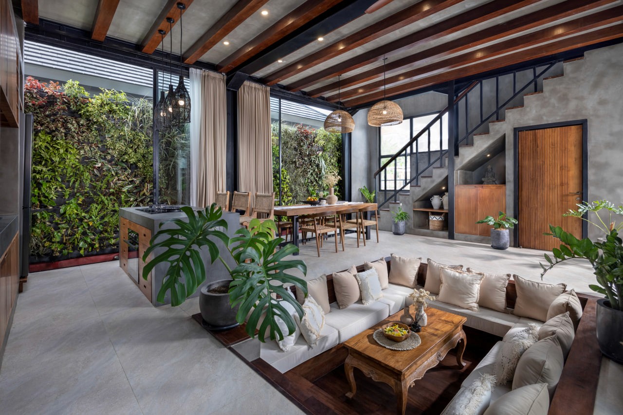 2-bedroom tropical villa in Padonan, Canggu with sunset views