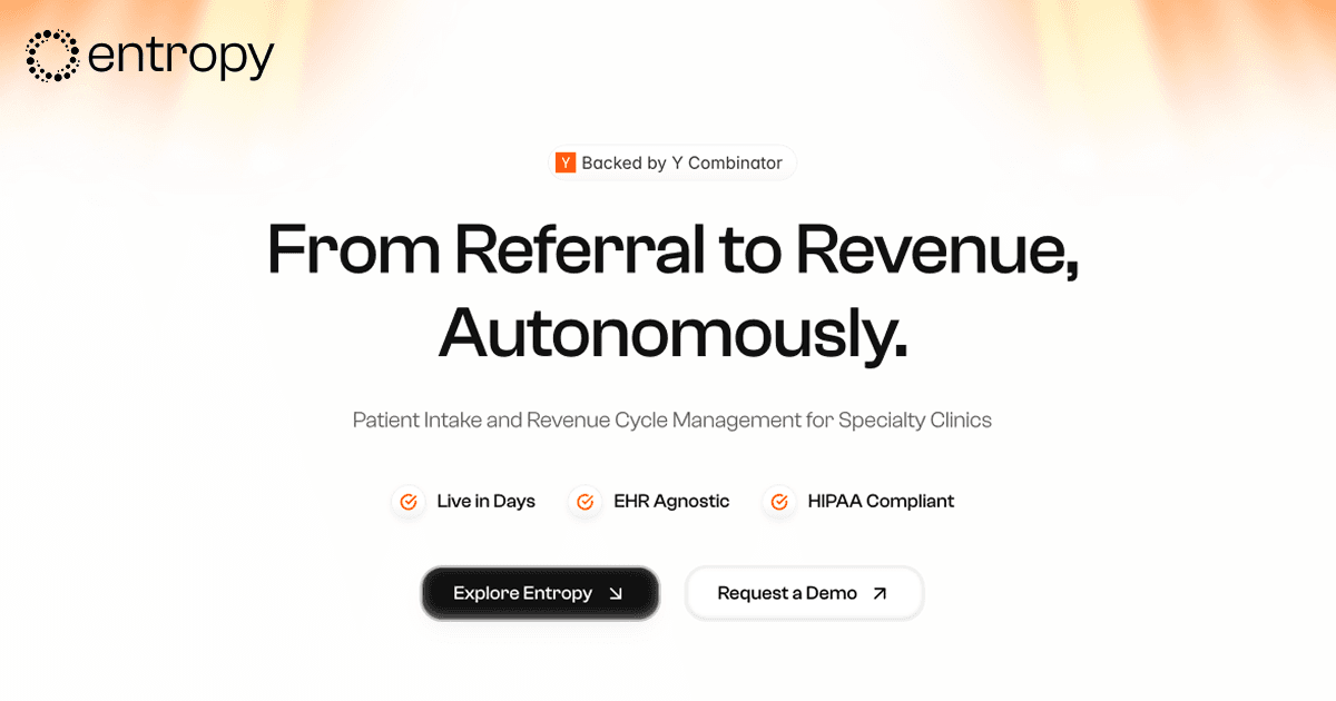 Entropy - Automated Patient Intake and RCM logo