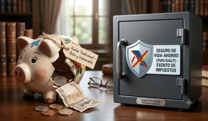 Diferencia de rentabilidad y seguridad entre una cuenta bancaria infantil y un seguro de vida-ahorro Junior.