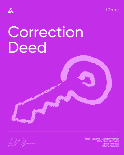 Correction Deed