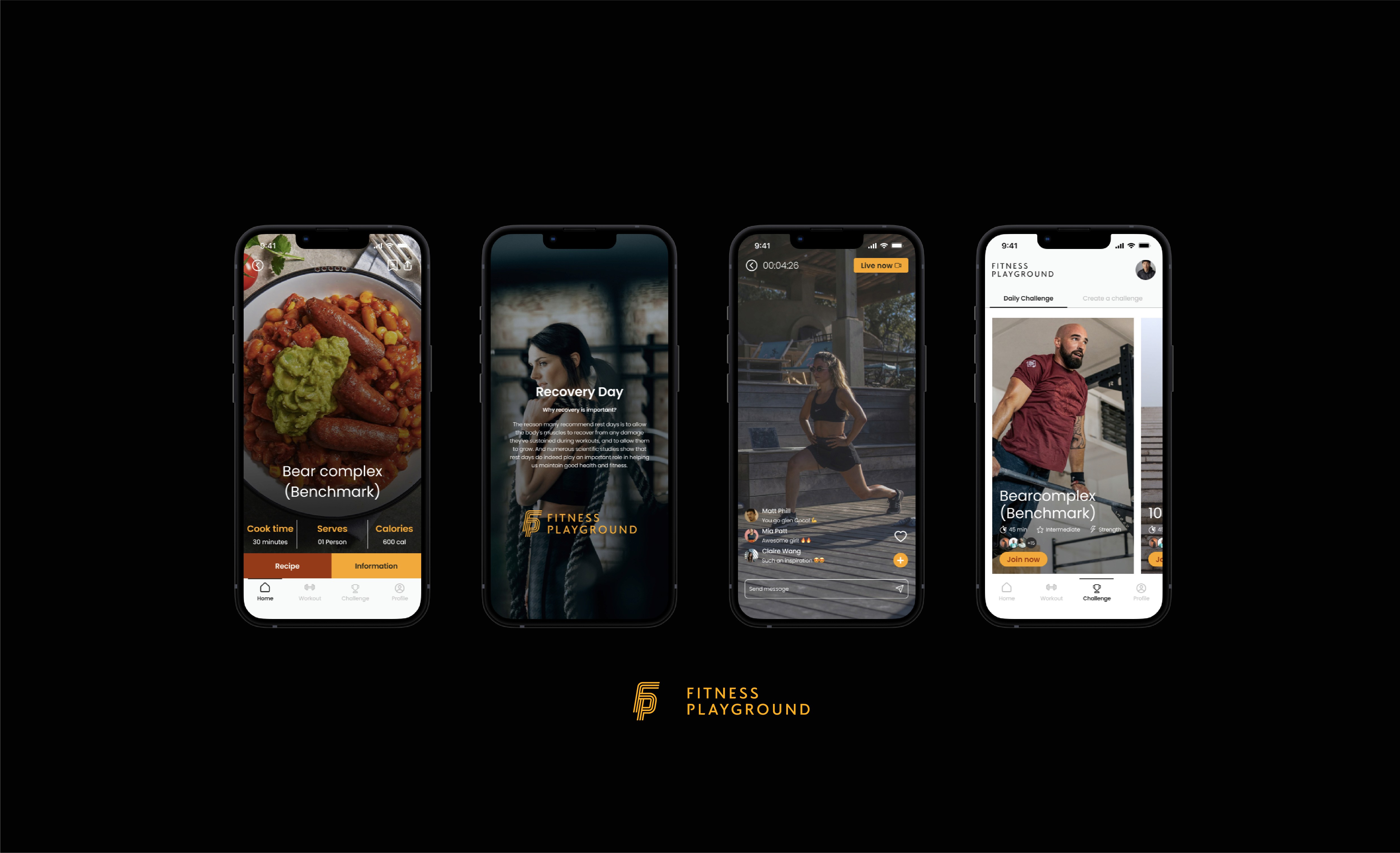 FItness Playground UX/UI Design | App