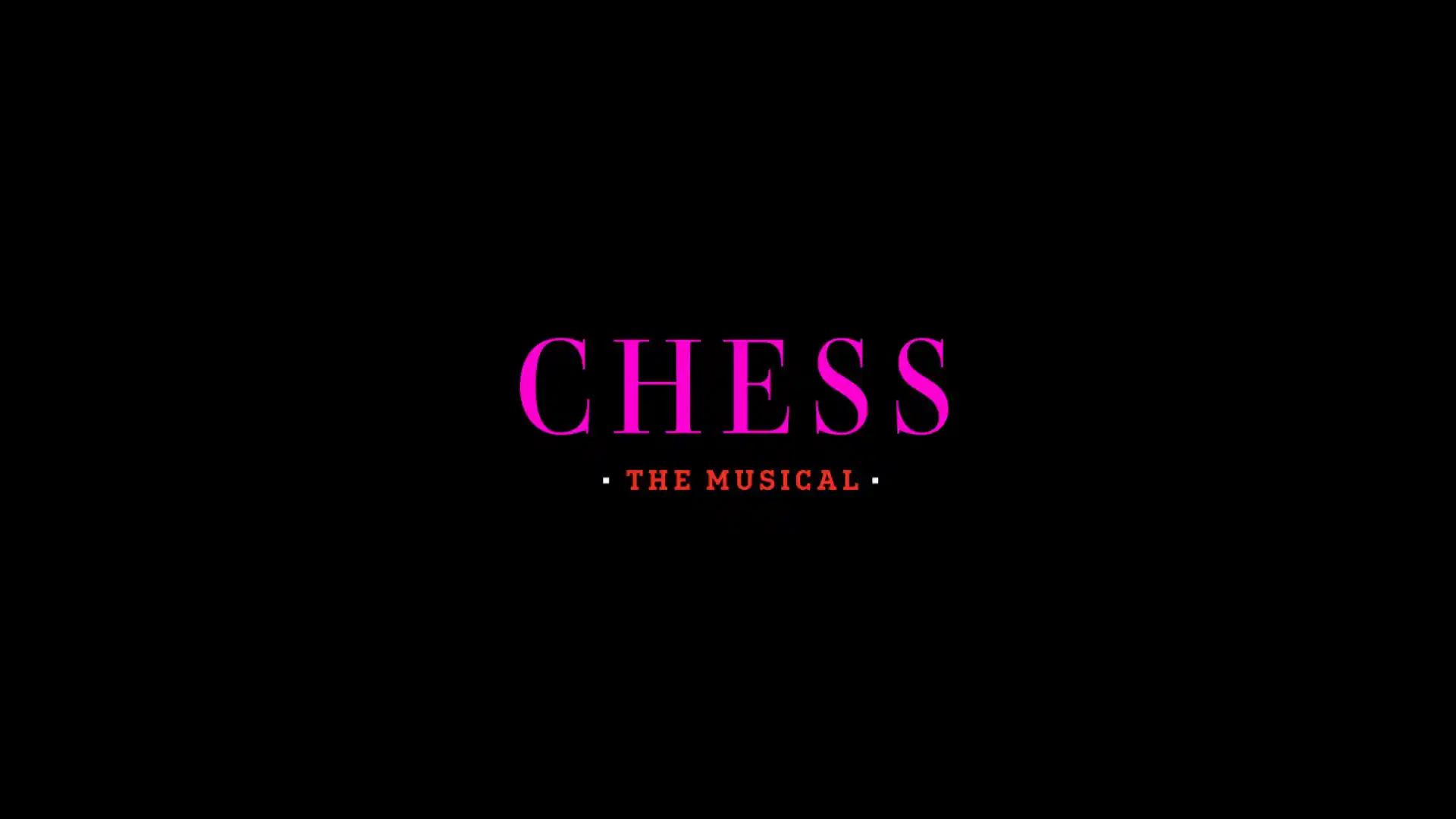 Chess the Musical Broadway banner — the Cold War-era musical returns to the New York stage