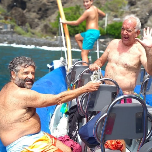Users enjoying our boat