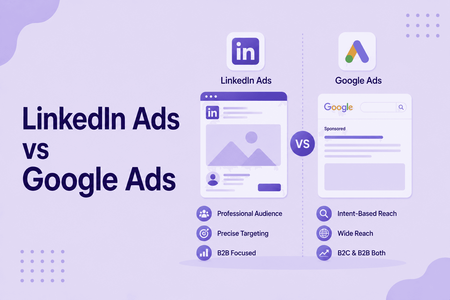 LinkedIn Ads vs Google Ads