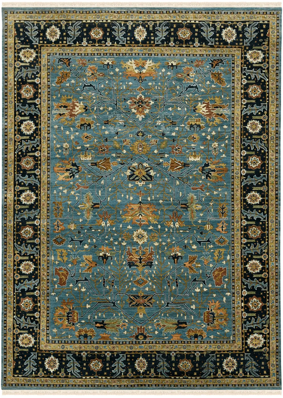 Heritage 31 rug in Himalayan Wool, additional view – Angan Living