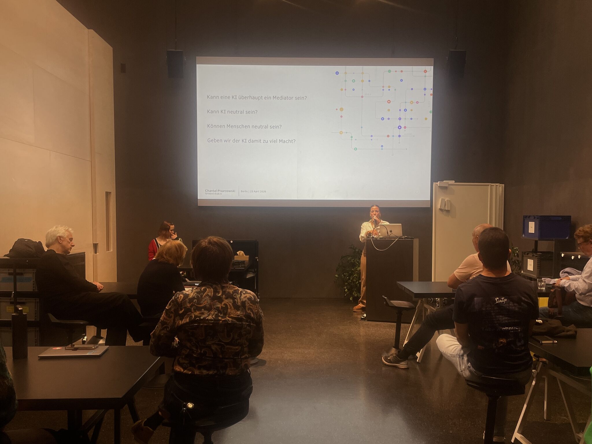 Chantal Pisarzowski Parallaxe at Futurium Berlin – AI Mediation, Live Testing and Public Dialogue