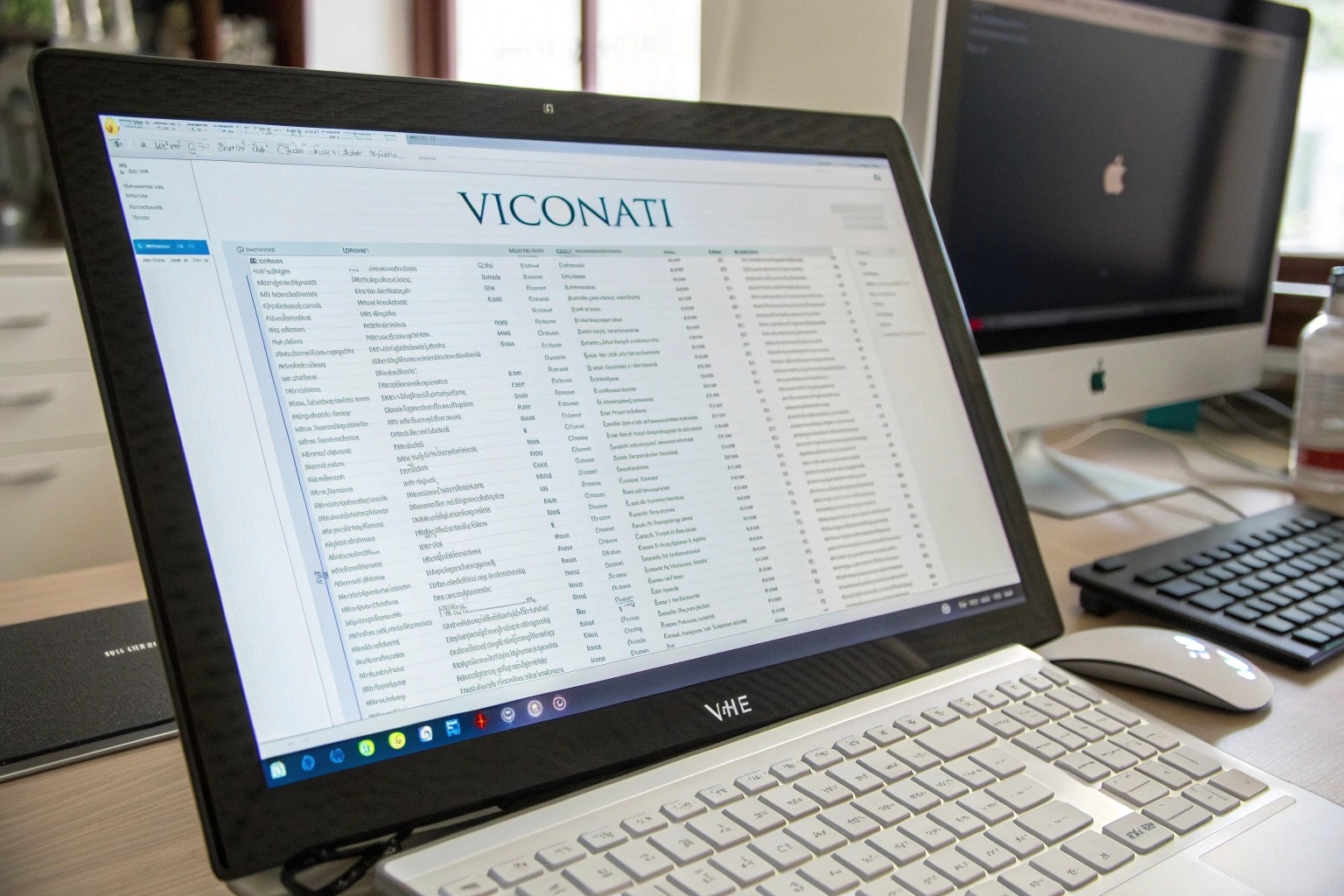 Complete list of commands in the “Viconati” window in Windows