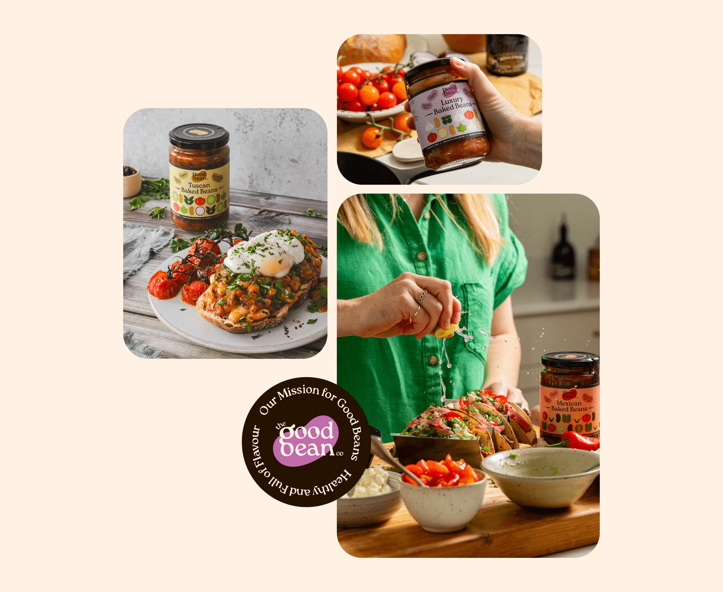 A selection of Good Bean co dishes