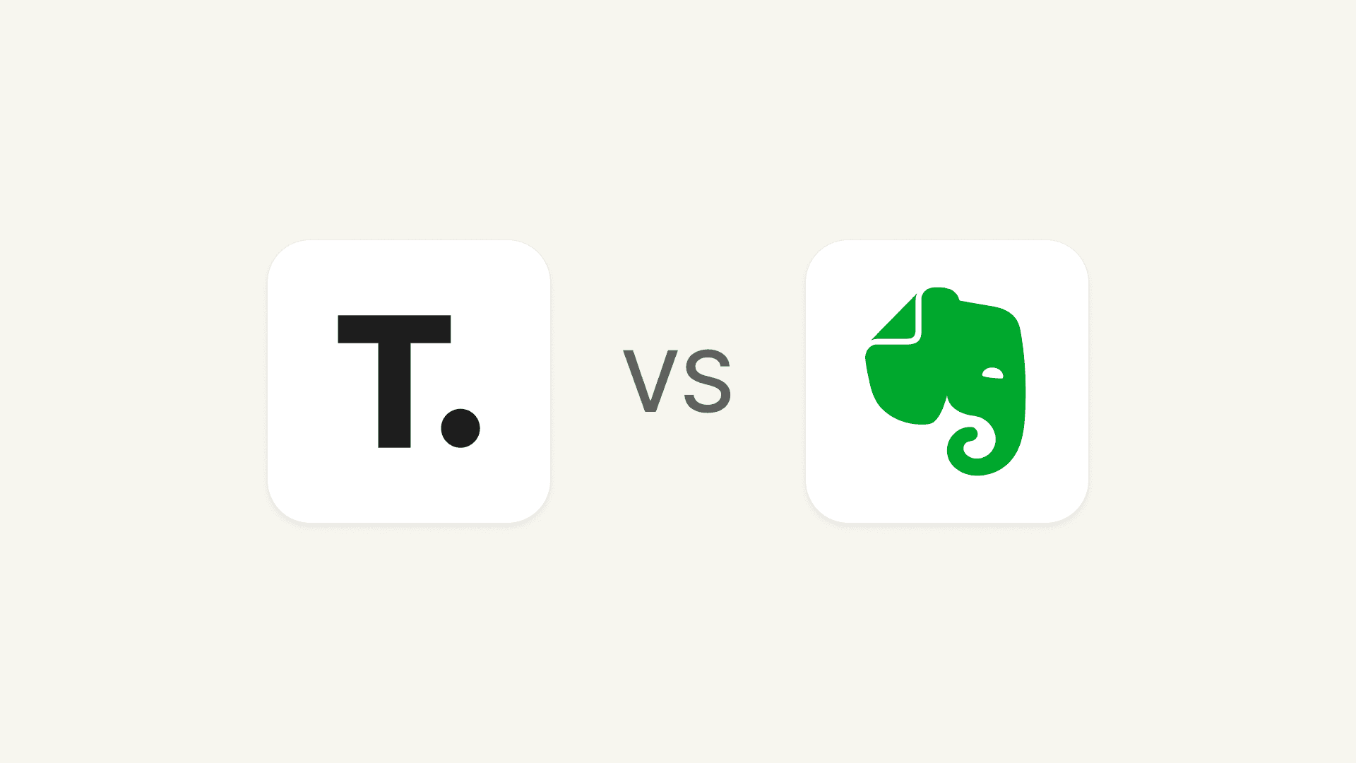 Trustworthy and Evernote logos