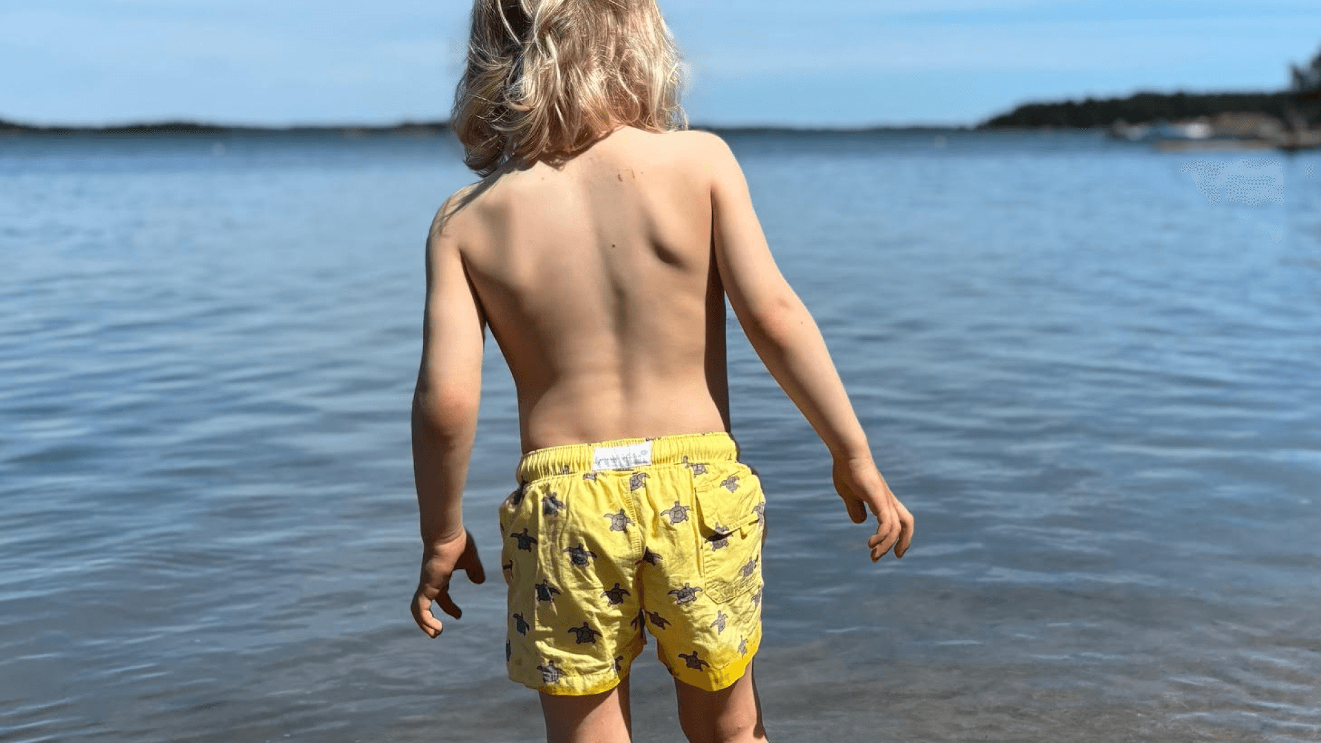 child at beach