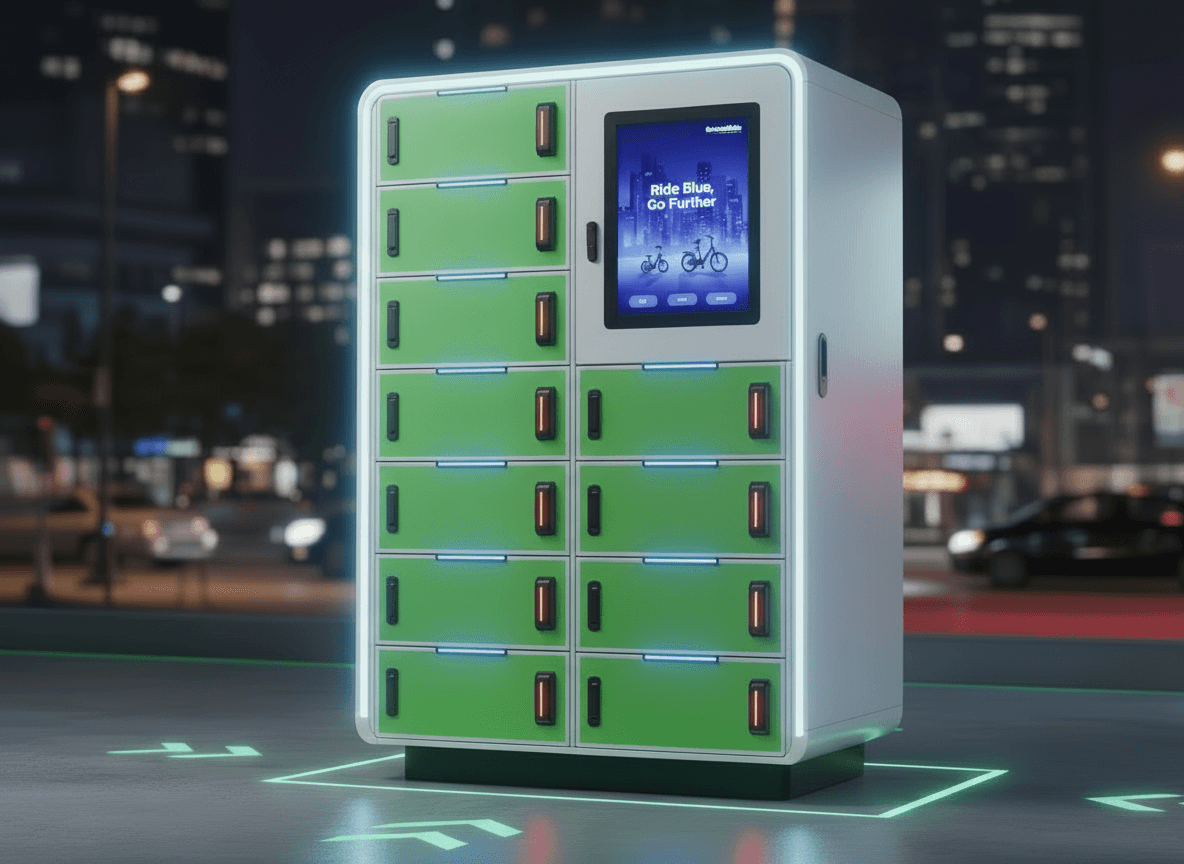 Focused man wearing a cap working on a laptop at a modern desk in a minimal office setting.
