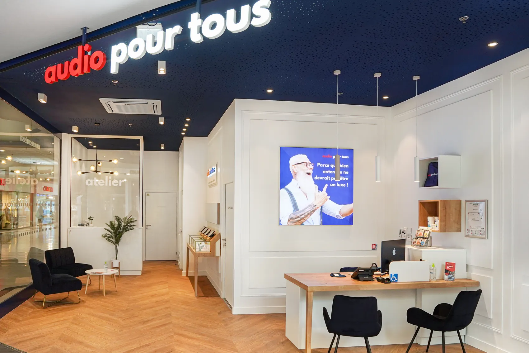 Votre audioprothésiste Audio Pour Tous à Maurepas vous reçoit pour un bilan de votre audition gratuit et sans engagement !