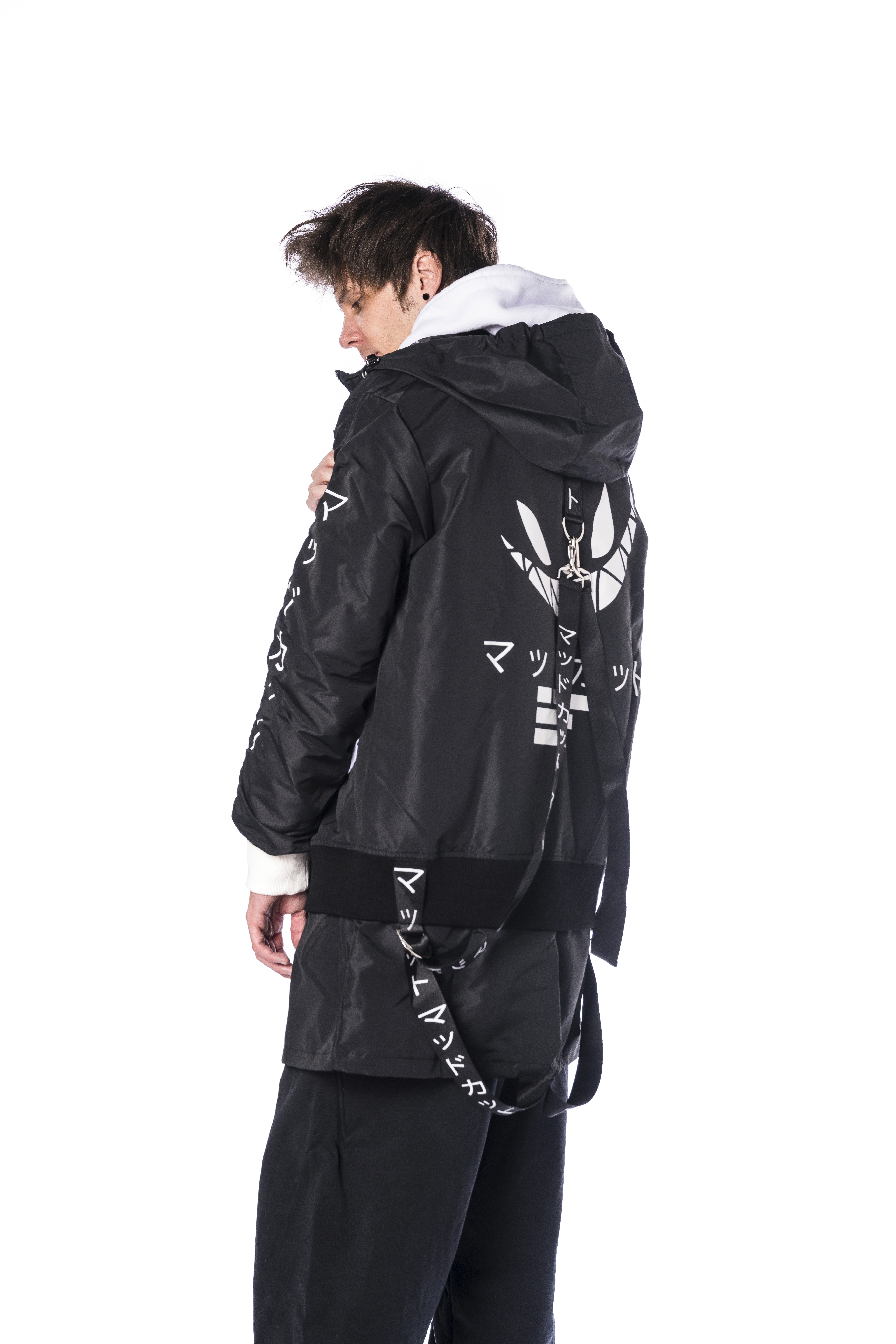 Madkat White Raincoat