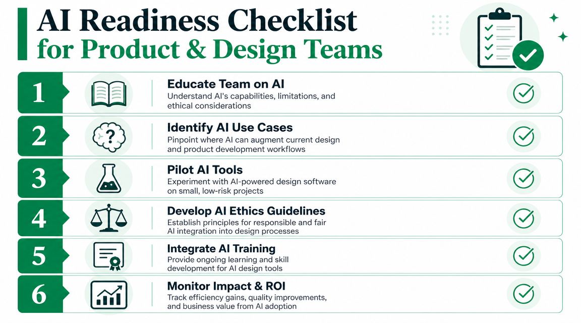 Action Checklist for Product and Design Teams