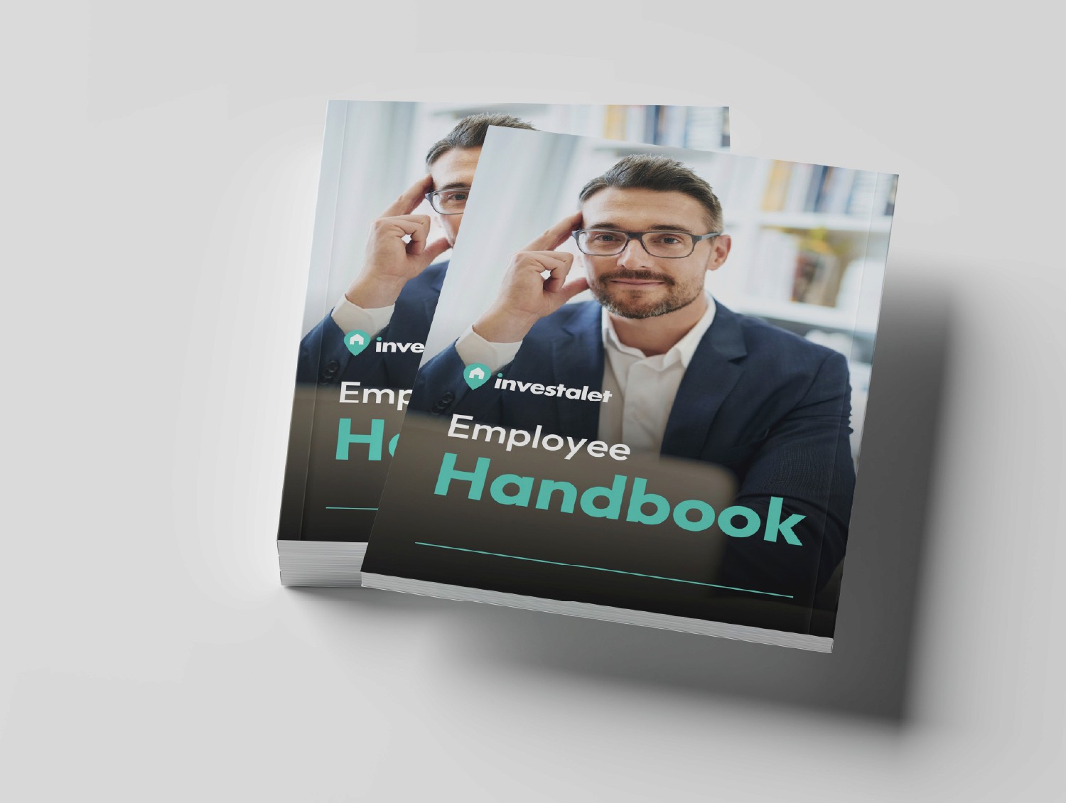 Investalet Employee Handbook design by DesignGuru