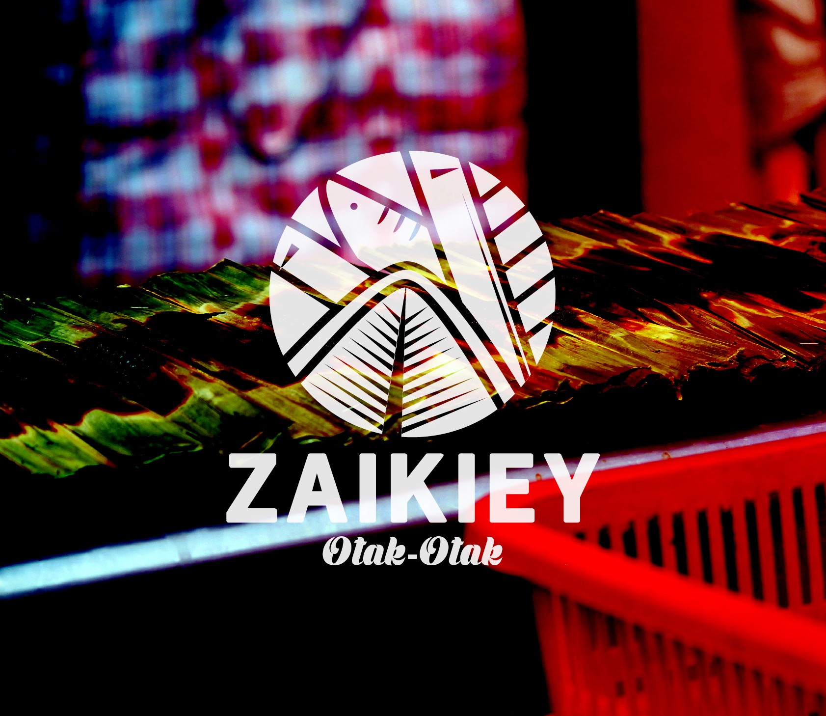 final logo in white overlay on top of otak otak imagery