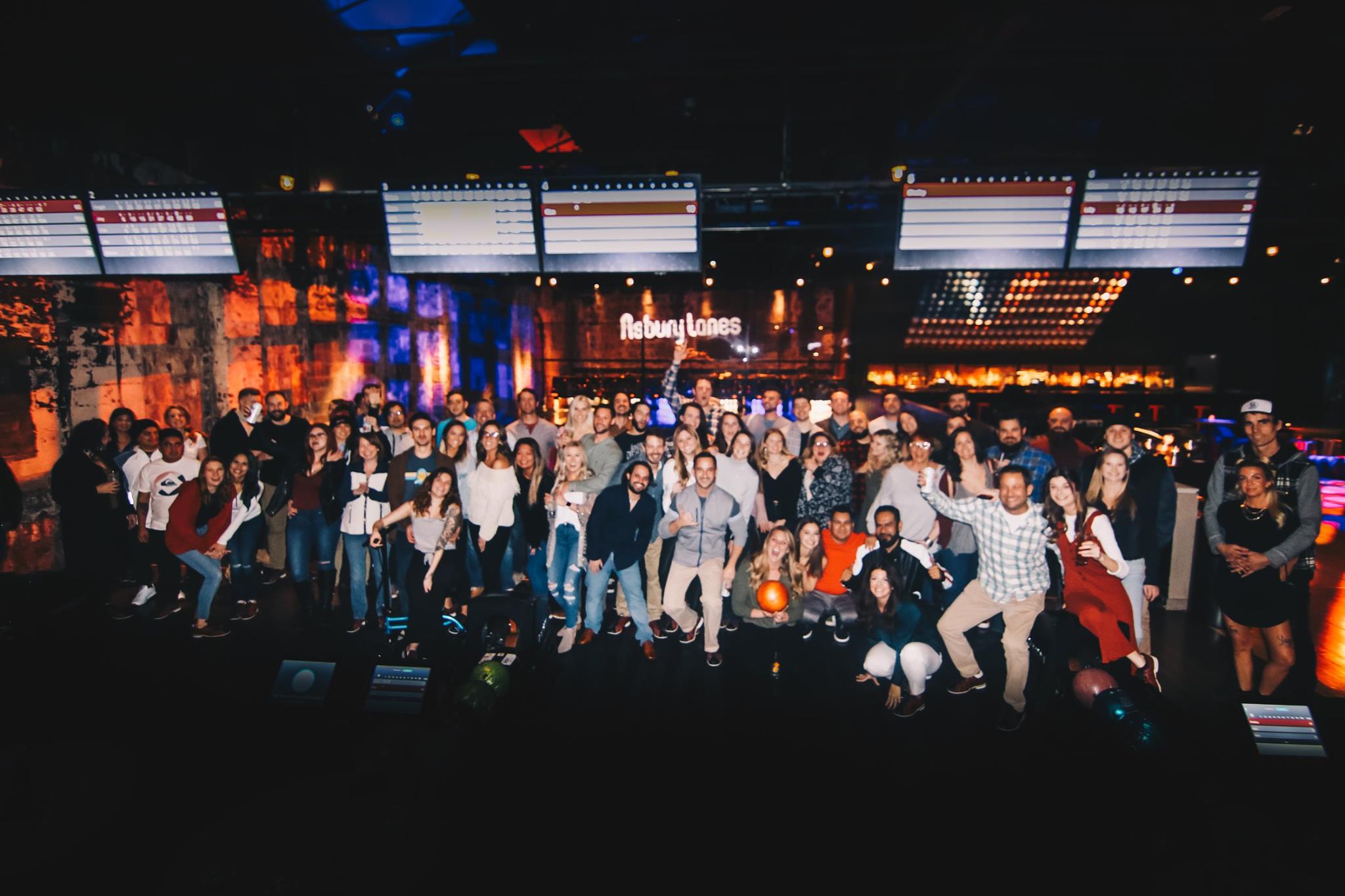 Fahey Restaurant Group Party, Asbury Lanes