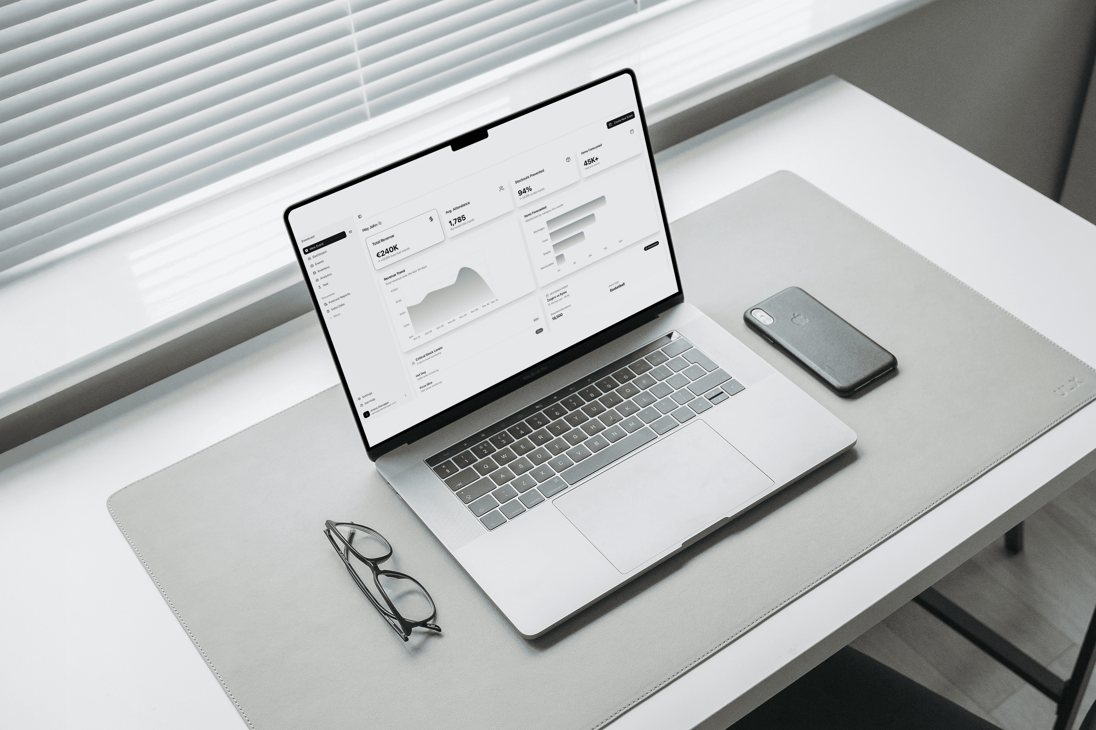 A mockup of Freelio's mobile app