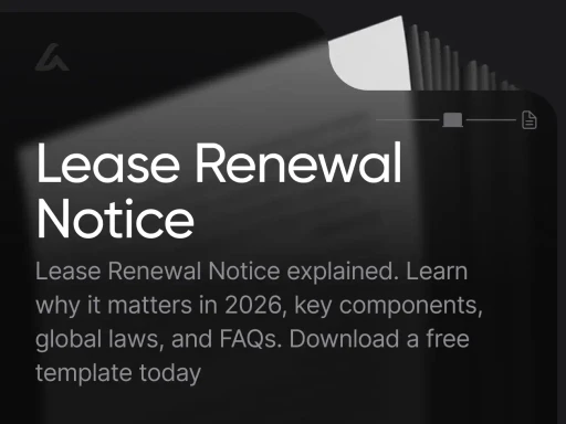 Lease Renewal Notice