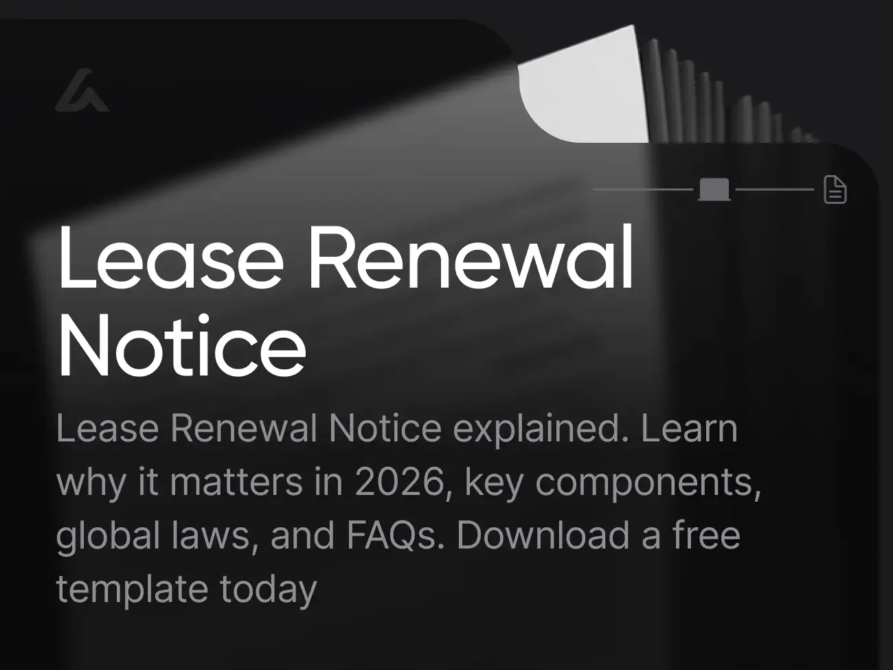 Lease Renewal Notice