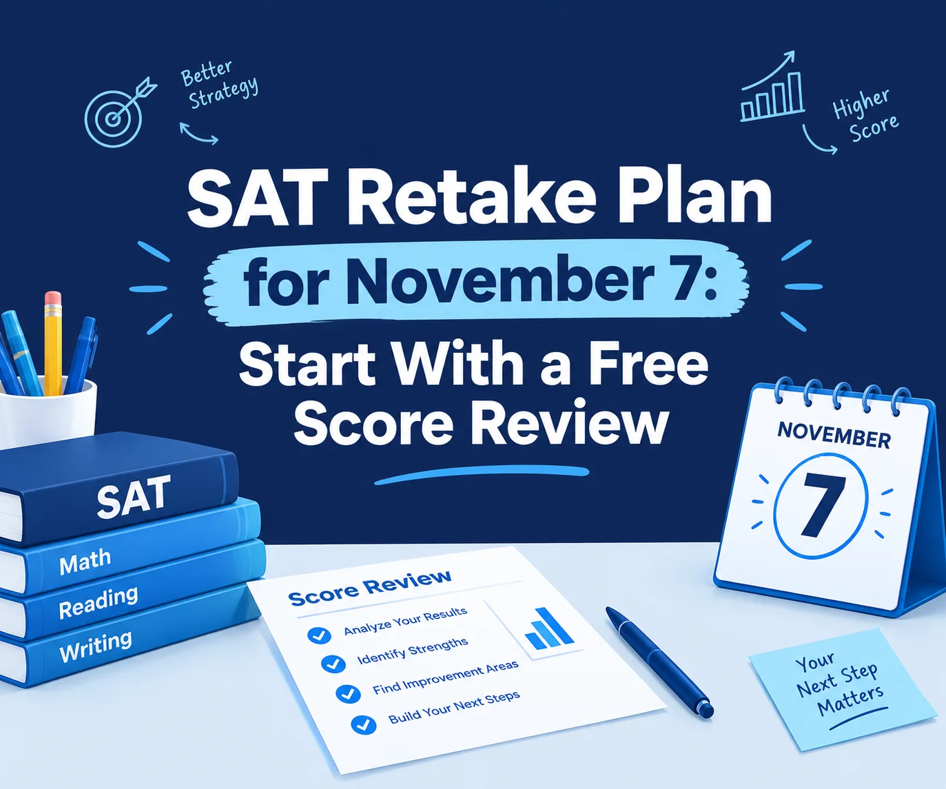 SAT Retake Plan for November 7: Start With a Free Score Review