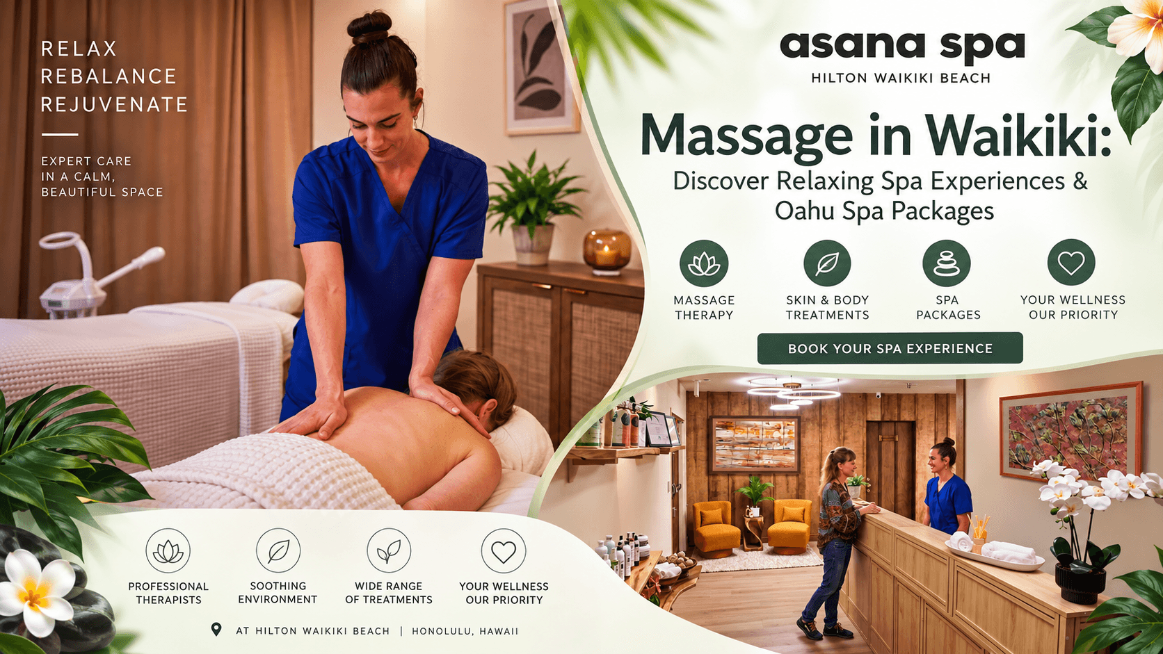 Book a Massage in Waikiki