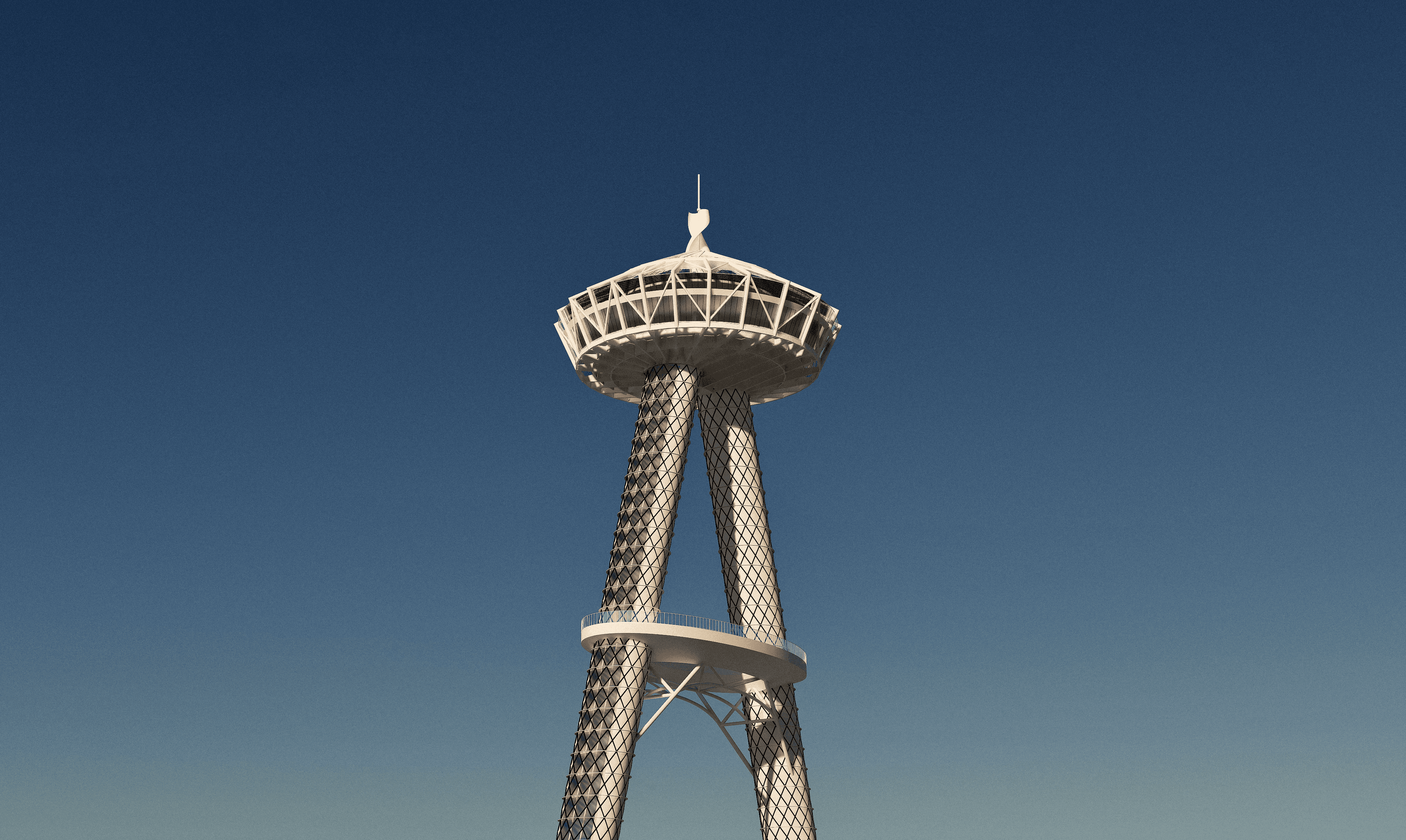 A black female model