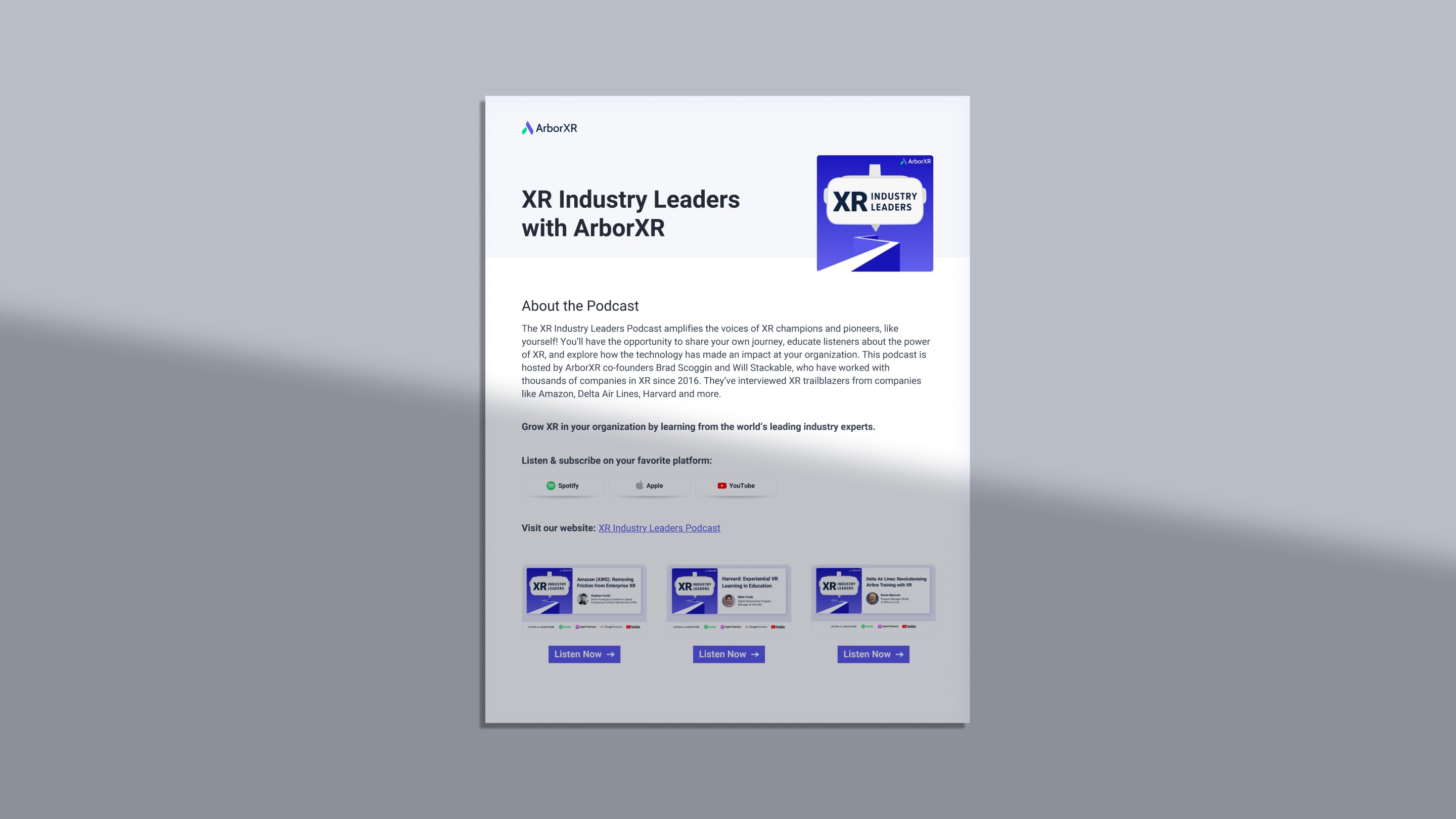 paper laying flat on grey background with slight shadow crossing the bottom half