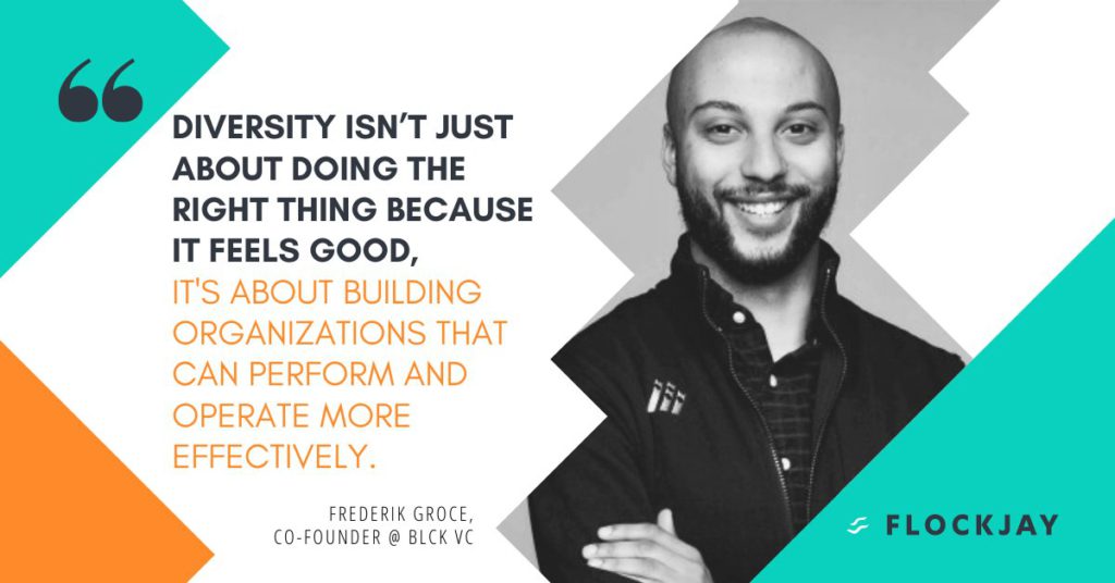 frederik groce on diversity flockjay webinar quote