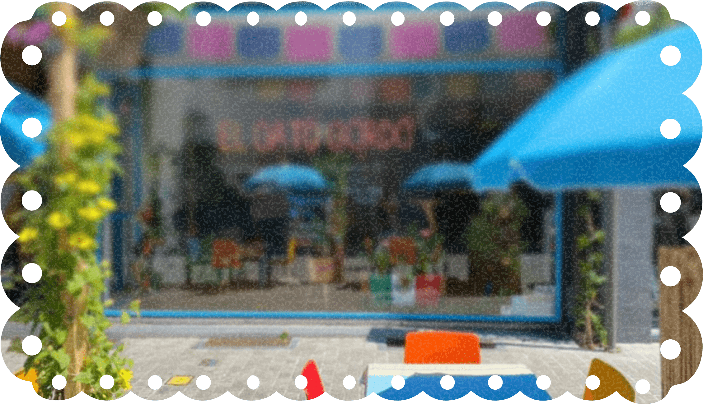 A tortilla with a green pepper on top of it