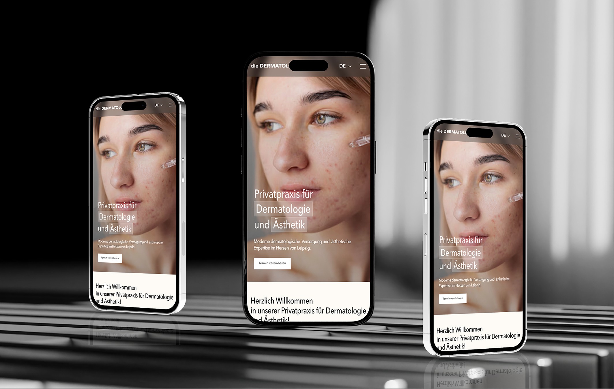 mobile responsive medical website framer