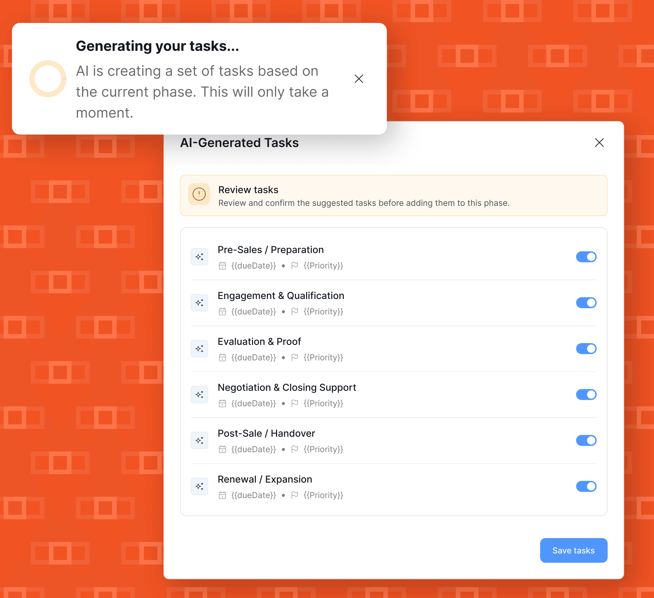 Airstride showing Co Sell.