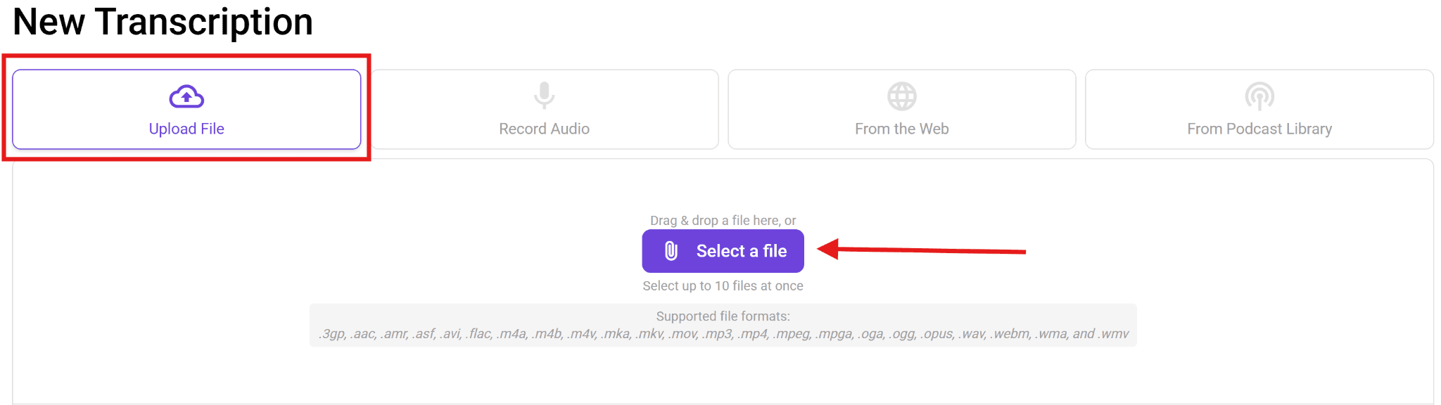 whispertranscribe screenshot interface