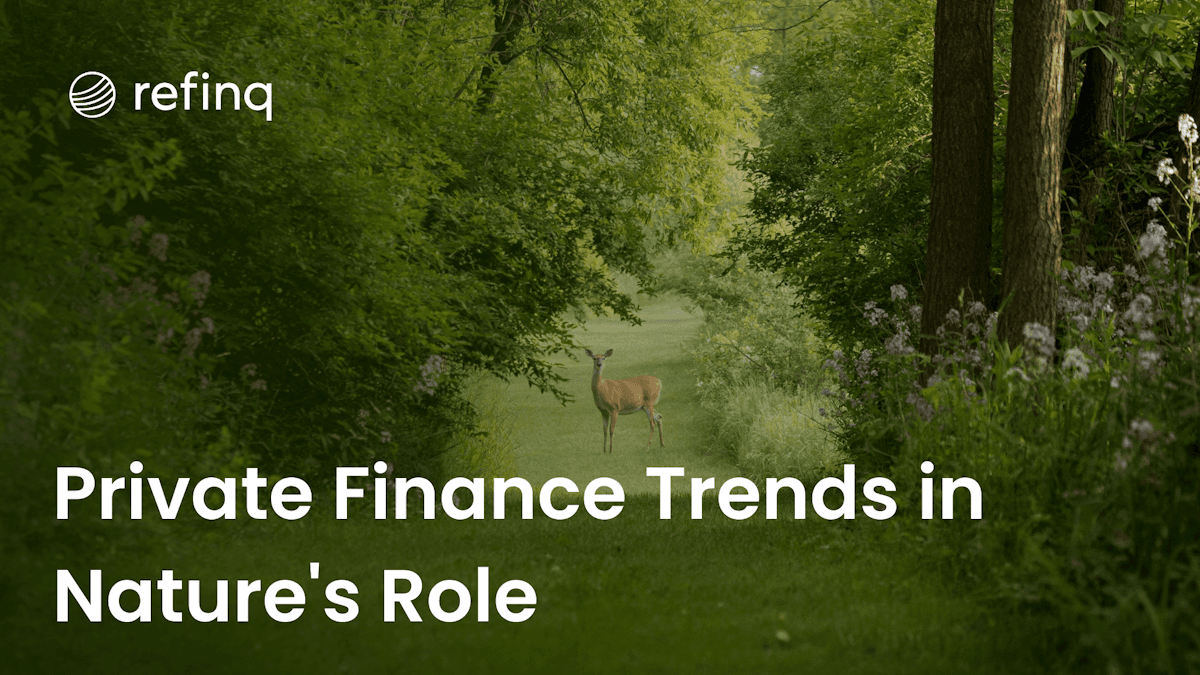 Private finance in nature's role