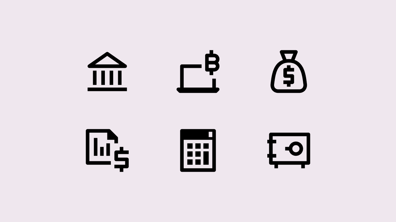 Nova Line Finance Icon Set