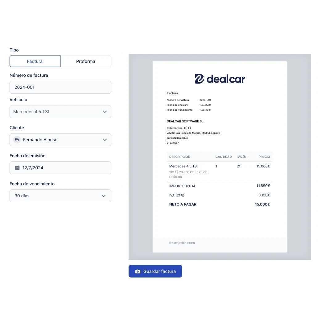 Online documents: permit, technical sheet, contract management.