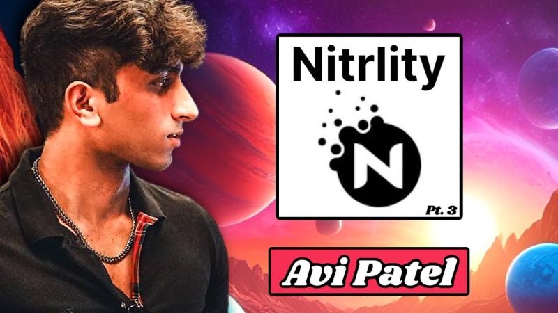 vi Patel, Founder and CEO of Nitrility, on the Fosterfy podcast discussing Nitrility's upcoming launch, sharing a product demo, and mentioning the All In Podcast shoutout by David Sacks.