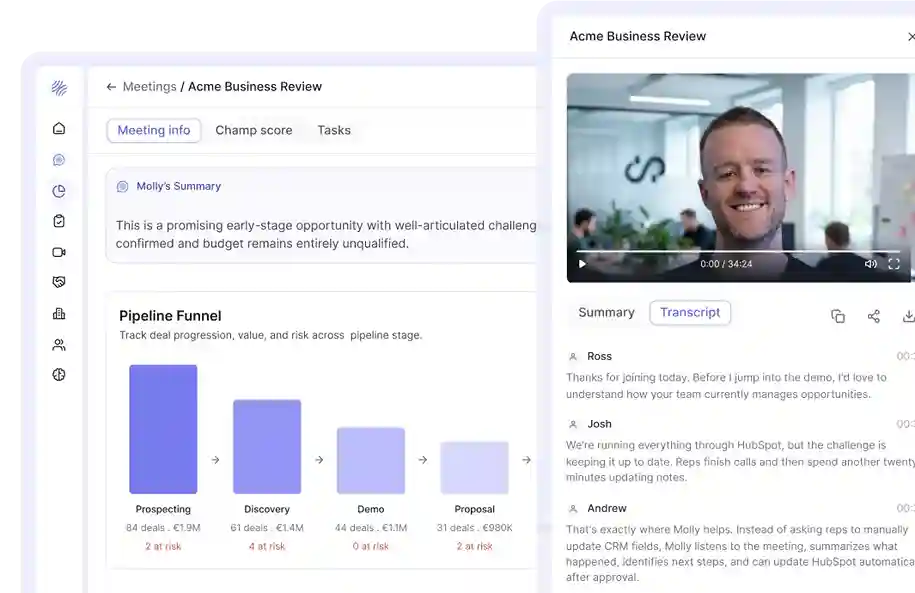 Analytics and Call summary