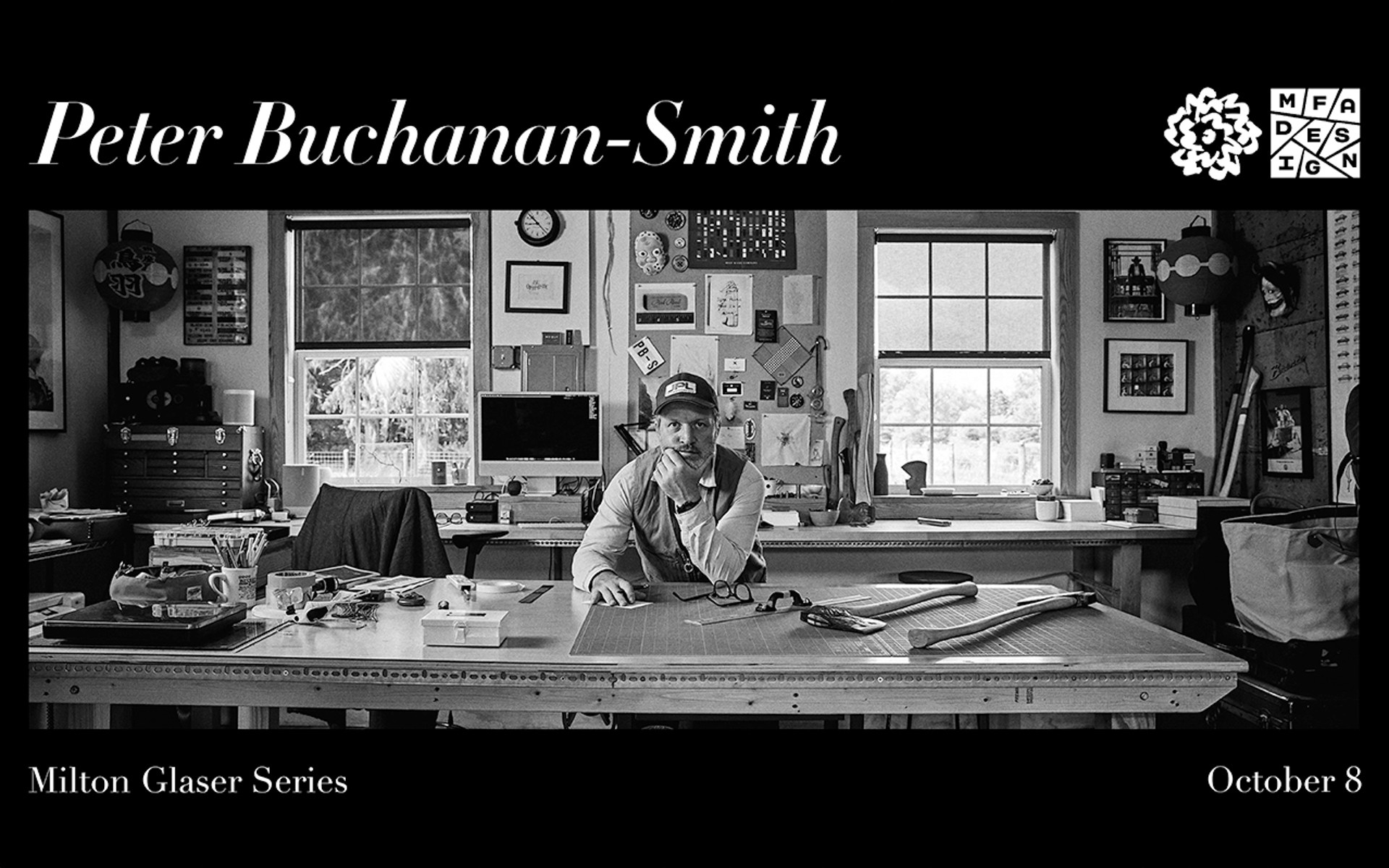 V3 Peter Buchanan-Smith in his Studio, looking surly